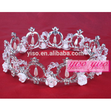 hair jewelry hot sale rhinestone wholesale costume tiaras